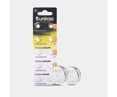 Uniross AG3 Alkaline Knoopcel Batterijen – 10 stuks