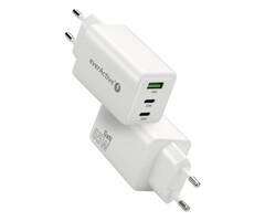everActive GaN SC-655Q USB Snellader – 65W met 3 Poorten (USB-C PD + USB QC3.0)