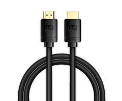 Baseus High Definition HDMI 2.1 Kabel 8K 60Hz – 1 meter – Zwart