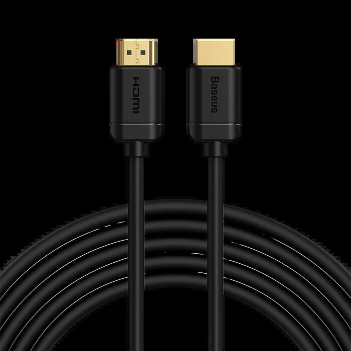 Baseus High Definition Series HDMI 2.0 Kabel 4K 30Hz – 18Gbps – 3D – HDR – 32 Audiokanalen – PVC – 5 meter – Zwart