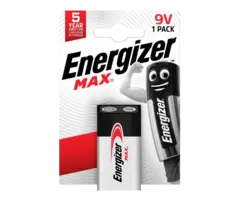 Energizer Max Alkaline 9V Batterij – 6LR61 – 1 stuk