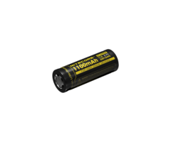 Nitecore IMR18490 Oplaadbare Li-Mn Batterij – 1100mAh – 3,7V – 11A – Flat Top