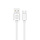 USB naar USB-C Kabel (1m) - Wit - 2A Snellaadkabel met Dataoverdracht
