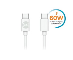 Forever USB-C naar USB-C Kabel 1 meter – Wit