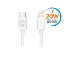 Baseus USB-C naar Lightning Kabel - 1 Meter - Wit
