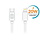USB-C naar Lightning Kabel (1m) - Wit - 20W Power Delivery (PD) 3A Snellaadkabel met Dataoverdracht - EAN 5900495900203