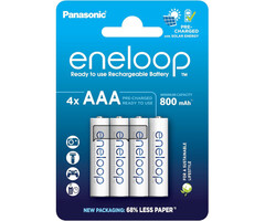 Eneloop Oplaadbare AAA batterijen 800 mAh 4 stuks Eneloop