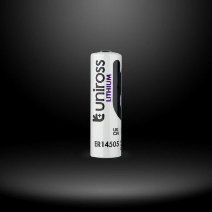 Uniross ER14505 Lithium Thionyl Chloride Batterij 3.6V 2600mAh AA-formaat (1 stuk)