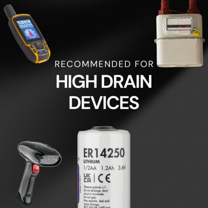 Uniross ER14505 Lithium Thionyl Chloride Batterij 3.6V 2600mAh AA-formaat (1 stuk)
