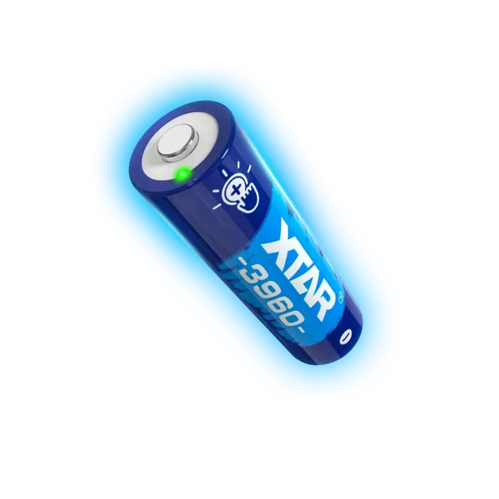 XTAR AA / R6 Oplaadbare Li-ion Batterijen 1.5V 2500mAh met LED-indicator (4 stuks)