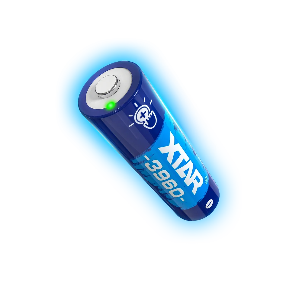 XTAR AA / R6 Oplaadbare Li-ion Batterijen 1.5V 2500mAh met LED-indicator (4 stuks)