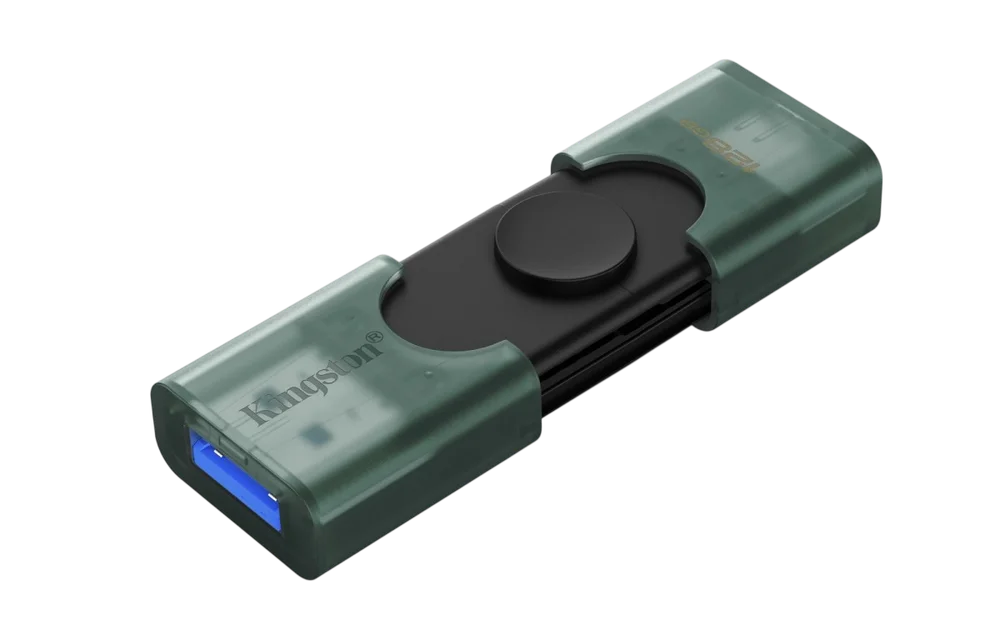 Kingston DataTraveler Duo G2 USB-stick 128GB met USB-A en USB-C (USB 3.2 Gen 1)