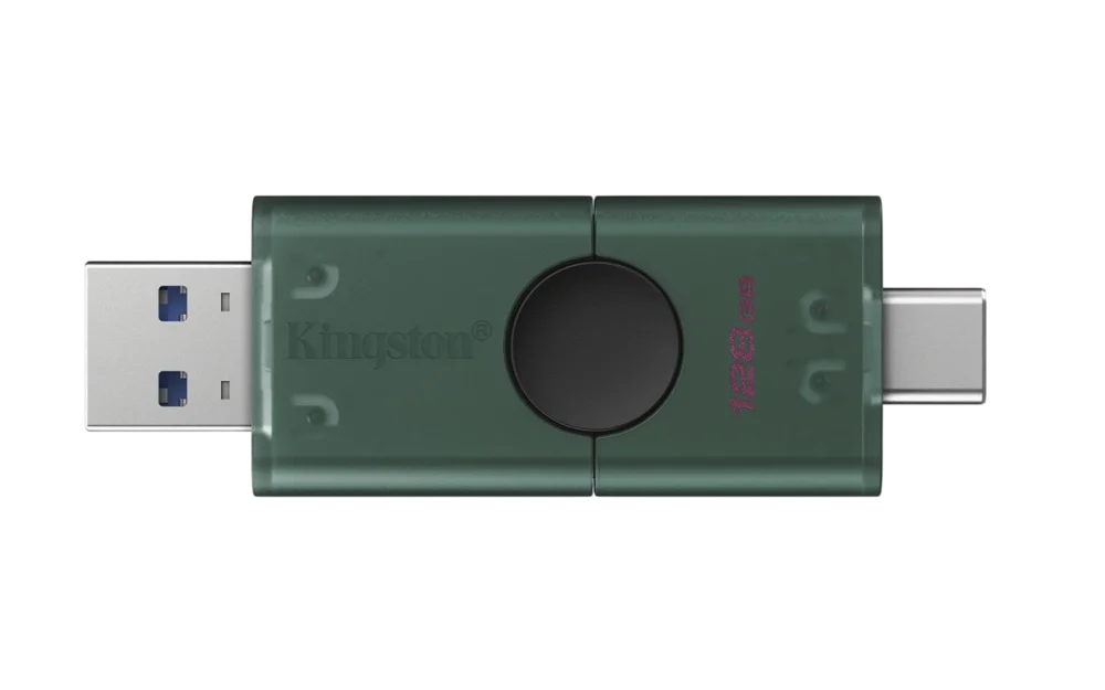 Kingston DataTraveler Duo G2 USB-stick 128GB met USB-A en USB-C (USB 3.2 Gen 1)