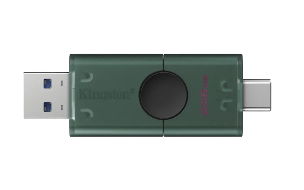 Kingston DataTraveler Duo G2 USB-stick 256GB met USB-A en USB-C (USB 3.2 Gen 1)