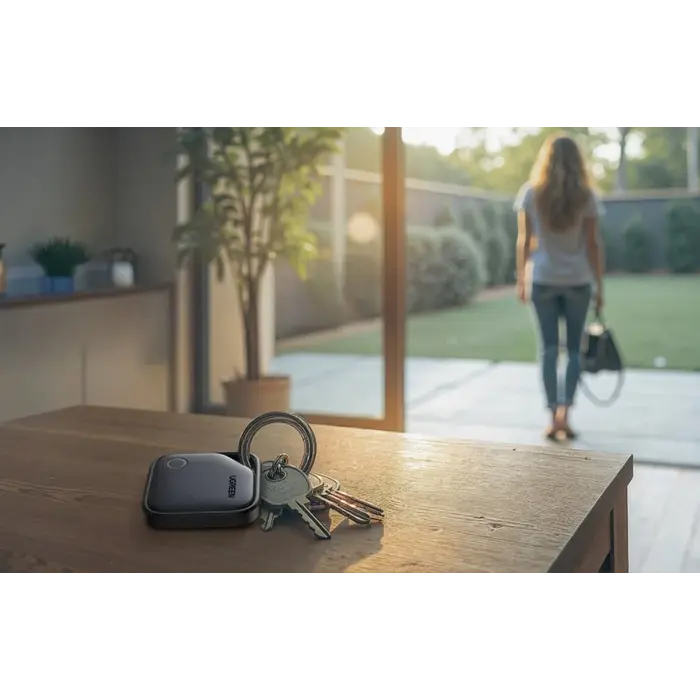 Ugreen CM816 Smart Finder Bluetooth 5.2 tracker (1 stuk) voor iPhone, iPad en Mac – Apple Find My, vervangbare CR2032-batterij, 80 dB geluid en verloren-modus