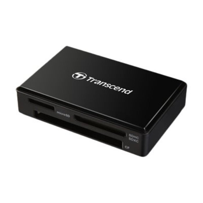 Transcend RDF8 USB 3.1 Gen 1 multikaartlezer voor SD, microSD en CompactFlash (UHS-I) – inclusief USB-kabel