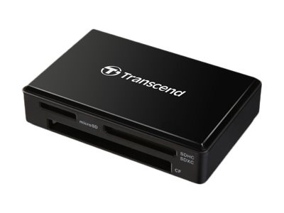 Transcend RDF8 USB 3.1 Gen 1 multikaartlezer voor SD, microSD en CompactFlash (UHS-I) – inclusief USB-kabel