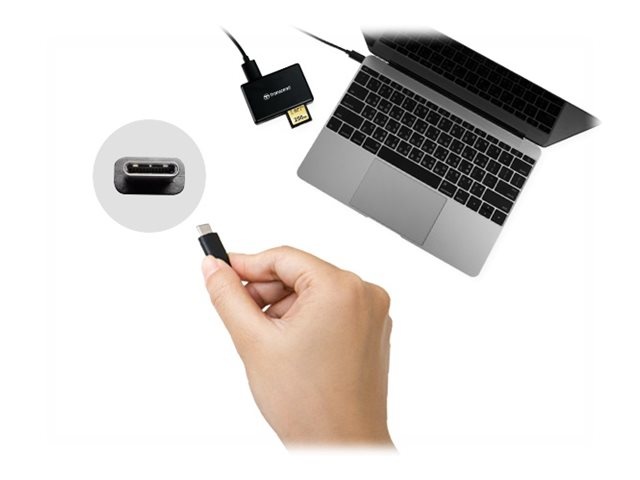 Transcend RDC8 USB 3.1 Gen 1 USB-C multikaartlezer voor SD, microSD en CompactFlash (UHS-I) – inclusief USB-C kabel