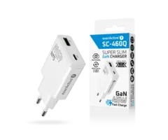 everActive GaN Snellader Super Slim 45W, USB + USB-C