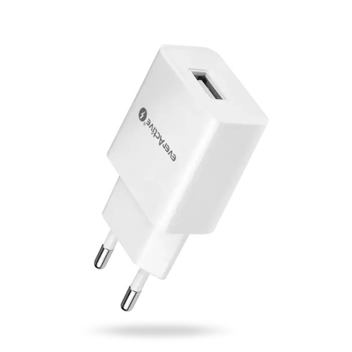 EverActive Compacte USB Netstroomoplader 5W (5V/1A) met iQ Smart Charging