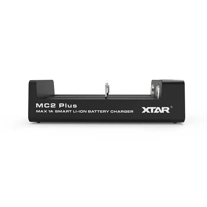 XTAR XTAR MC2 Plus 2-Kanaals Li-ion Batterijlader met USB-C Voeding en 0V-Reactivatie