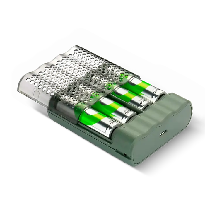 GP ReCyko Speed M452 USB Batterijlader met 4x AA 2600mAh NiMH Oplaadbare Batterijen