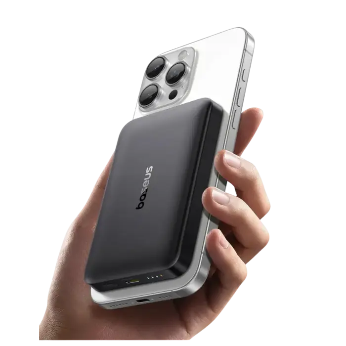 Baseus EnerFill FM12 Magnetische Qi2 Powerbank 10.000mAh met 15W Draadloos en 22,5W Bekabeld Snelladen