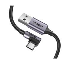 Ugreen USB-A naar USB-C kabel haaks 3m