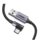 USB-A naar USB-C kabel met haakse 90° connector, 3 meter, snelladen tot 3A
