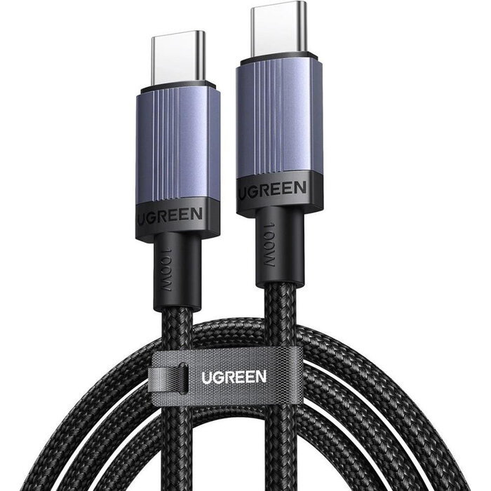 Ugreen USB-C naar USB-C Power Delivery kabel, 100W snelladen, 0,5 meter
