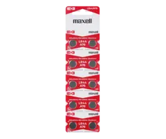 Maxell LR44 Alkaline batterijen 10 stuks AG13 Maxell