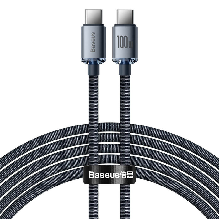 Baseus USB-C naar USB-C Power Delivery kabel, 100W snelladen, 2 meter