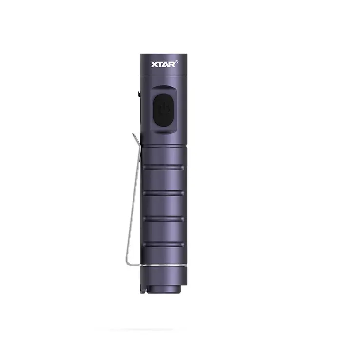 XTAR Compacte oplaadbare LED-zaklamp, 650 lumen, USB-C oplaadbaar