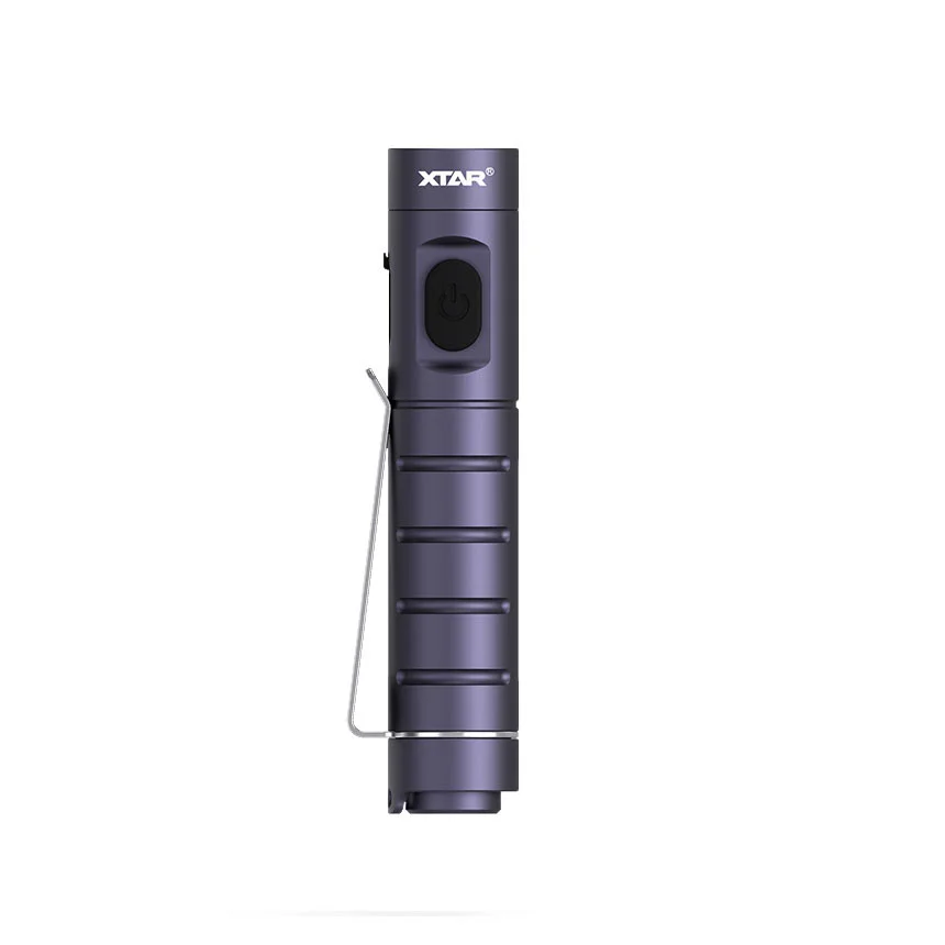 XTAR Compacte oplaadbare LED-zaklamp, 650 lumen, USB-C oplaadbaar