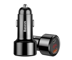 Baseus 45W autolader USB-C PD 3.0 + USB-A QC 3.0 BS-C20C