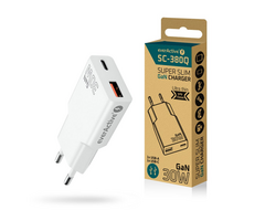 everActive 30W GaN USB-C + USB-A lader PD QC 3.0 SC-380Q