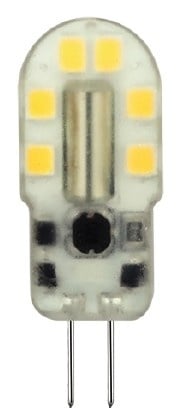 Avide LED insteeklamp G4 2W, 12V DC, 3000K warm wit, 200 lumen, niet dimbaar, type ABG4WW-2W-B