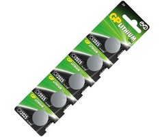 GP Batteries CR2025 Knoopcel 5 Stuks 3V LIithium Batterij GP