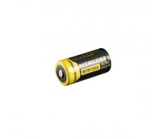 Nitecore RCR123A Li-ion battery NL166 650mah