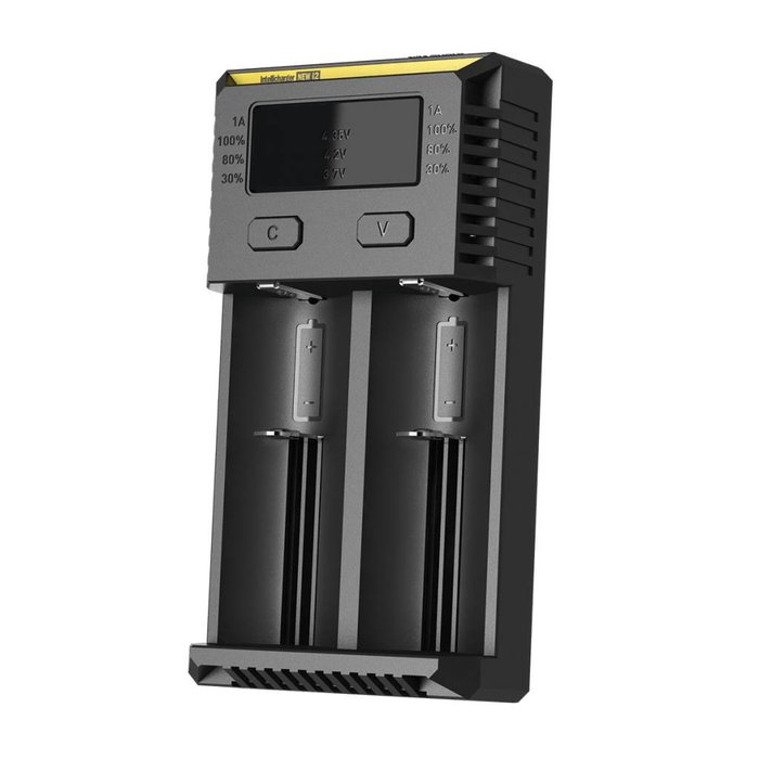 Nitecore Nitecore New i2 batterij lader voor Li-ion/Nimh/Ni-Cd batterijen