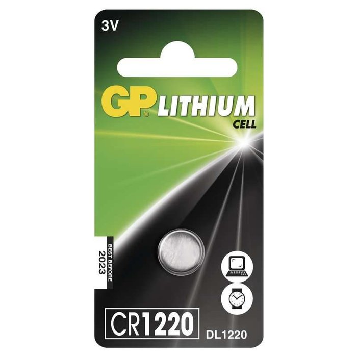 GP Batteries GP CR1220 Lithium Knoopcel