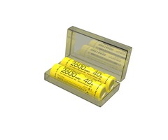 Nitecore IMR18650 li-ion high drain flat head 2600mAh/40A 2 pack