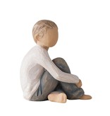 Willow Tree beeldje Caring Child (jongen)