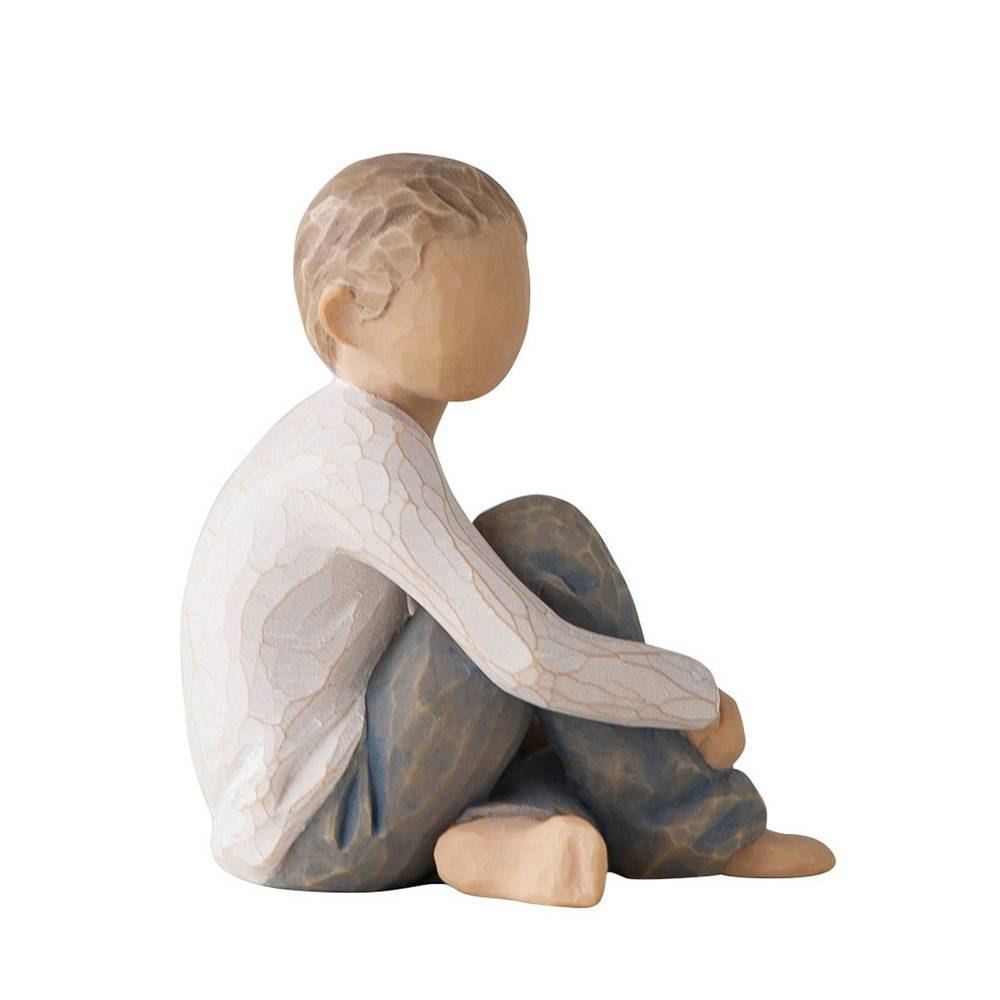 beeldje Caring Child (jongen)