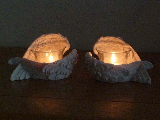 Theelichthouder Engelenvleugels