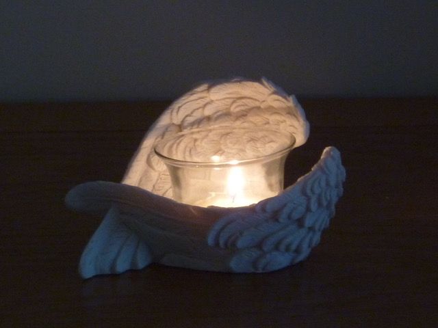 Theelichthouder Engelenvleugels