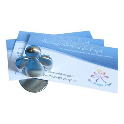 Beschermengel magneet van RVS