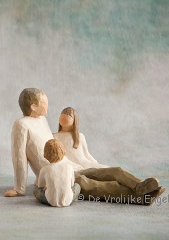 Willow Tree beeldje Father and daughter