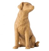 Willow Tree beeldje Love My Dog (lichtgekleurd)