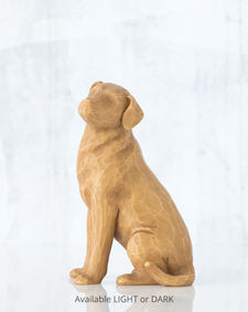 Willow Tree beeldje Love My Dog (lichtgekleurd)